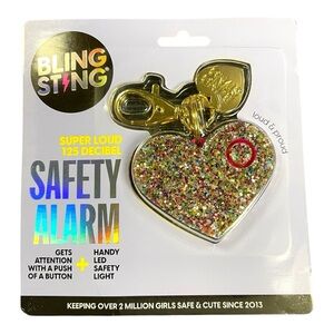 Blingsting Confetti Heart Safety Alarm